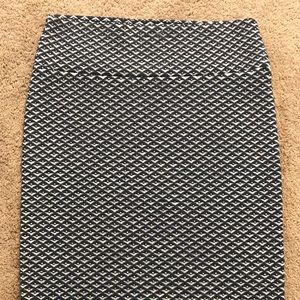Lularoe Cassie pencil skirt XL